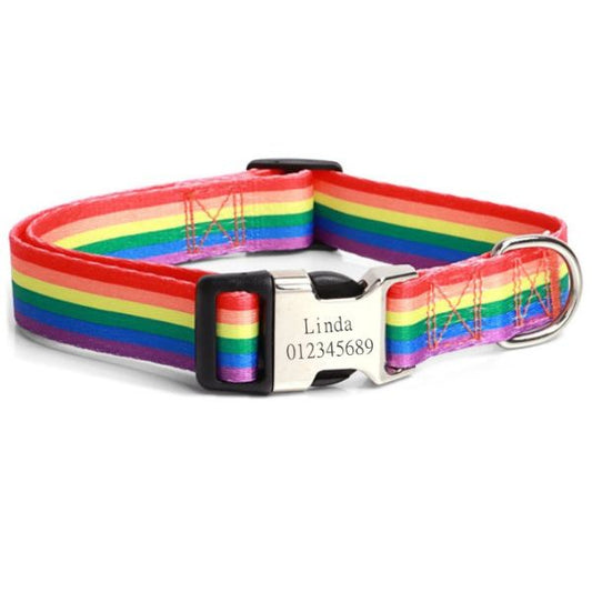 Premium Nylon Hundehalsband mit Personalisierung | Pride Dog