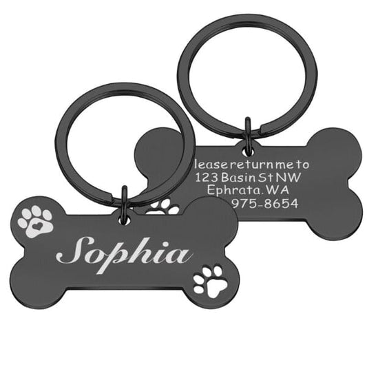 Premium Hundemarke mit personalisierter Gravur | Cute Bone Hundemarke Mein Shop 
